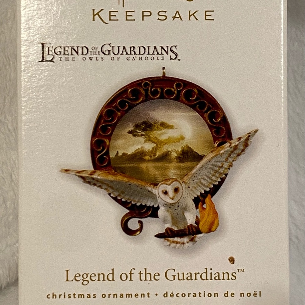 Hallmark Keepsake Legend of the Guardians 2010 Handcrafted Christmas Tree Decor